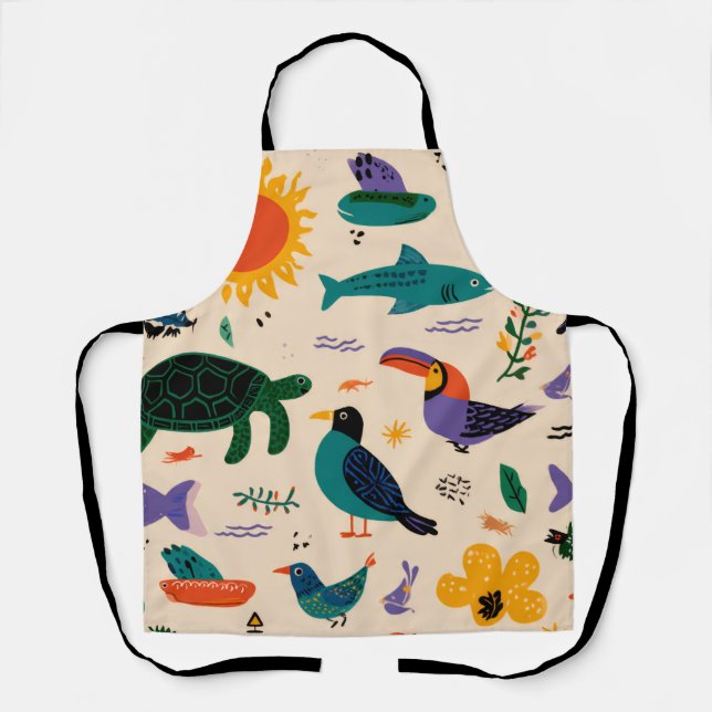 Tablier Sunny Days All-Over Print Apron Gift (Recto)