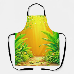 Tablier Sunny Nature Path Art