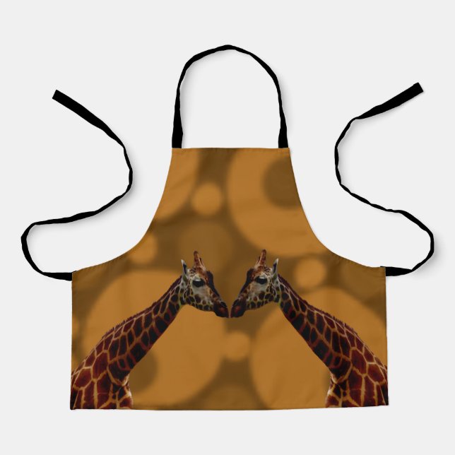 Tablier Super Giraffe Love, Enfants Full Print Apron (Recto)