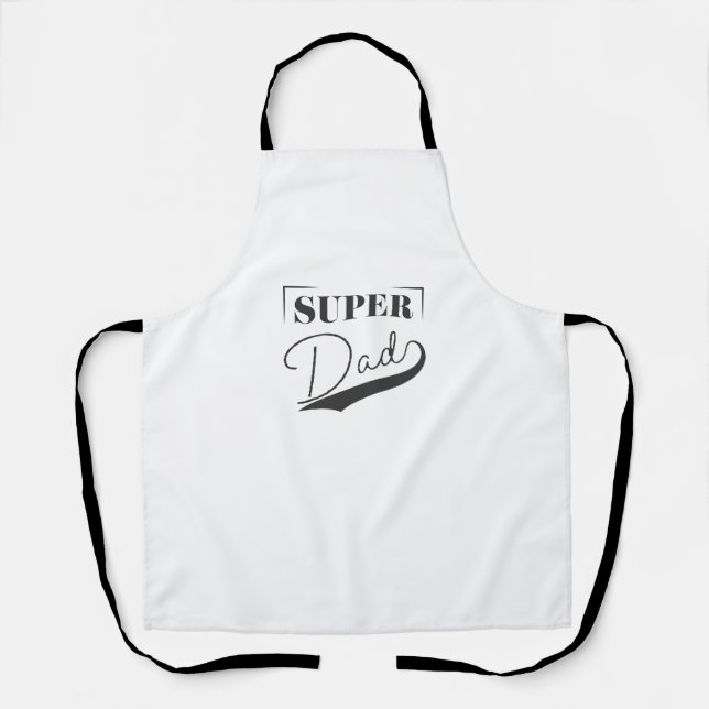 Tablier Super papa (Recto)
