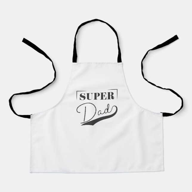 Tablier Super papa (Recto)