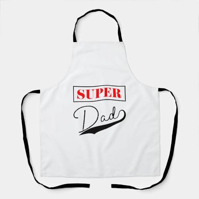 Tablier Super papa (Recto)