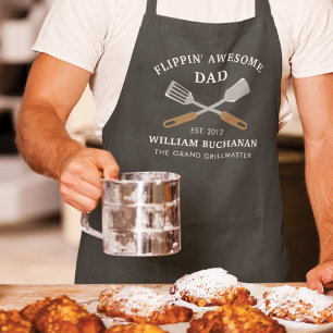 Tablier Super Papa BBQ Papa Personnalisé