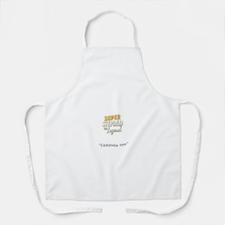Tablier Super Step Dad the Legend Apron – BBQ Gift