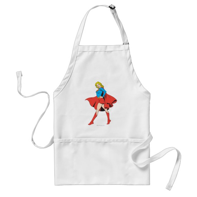 Tablier Supergirl frappe un poteau (Devant)