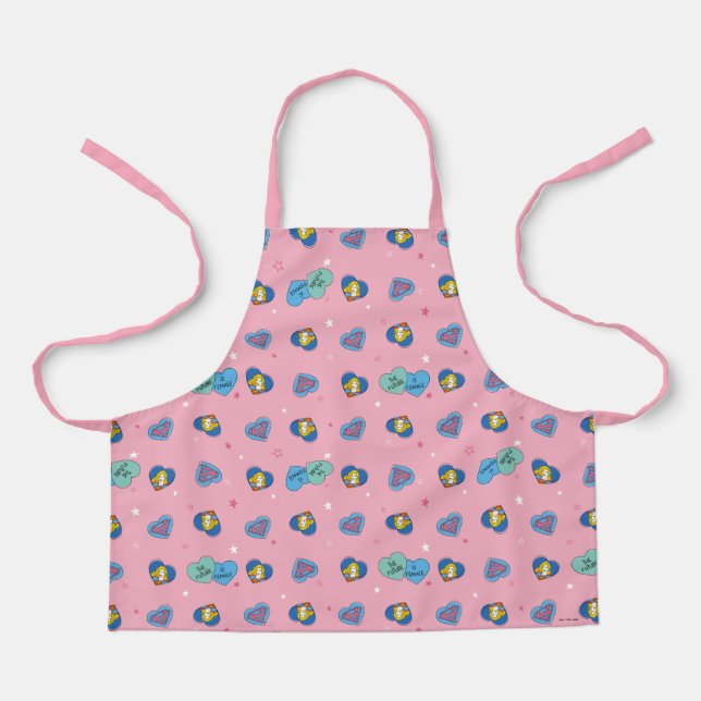 Tablier Supergirl hors de ce monde Retro Graphisme (Recto)