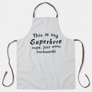 Tablier Superhero Cape BBQ Grill Aprons sur mesure