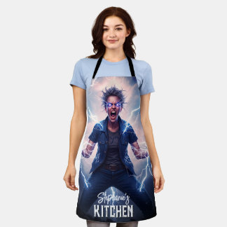 Tablier Superhero Lightning Energy Woman