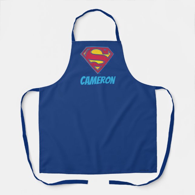 Tablier Superman S-Shield | Logo de points | Ajouter Votre (Recto)