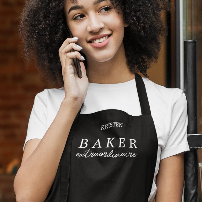 Tablier Support de cuisson personnalisé Baker (Créateur téléchargé)