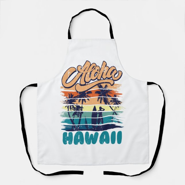 Tablier Surf - Aloha Hawaï (Recto)