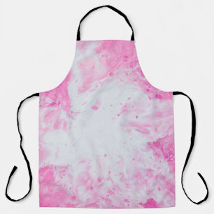 Tablier Surface d'eau rose et bleue