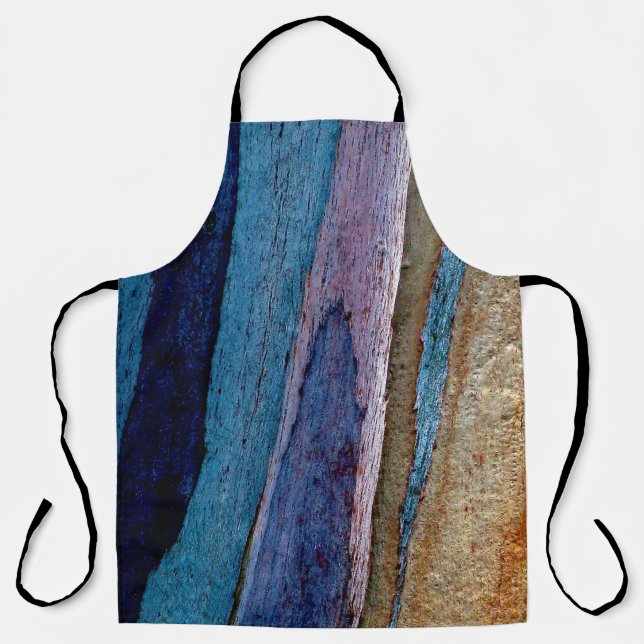 Tablier Surface peinte bleu et brun (Recto)