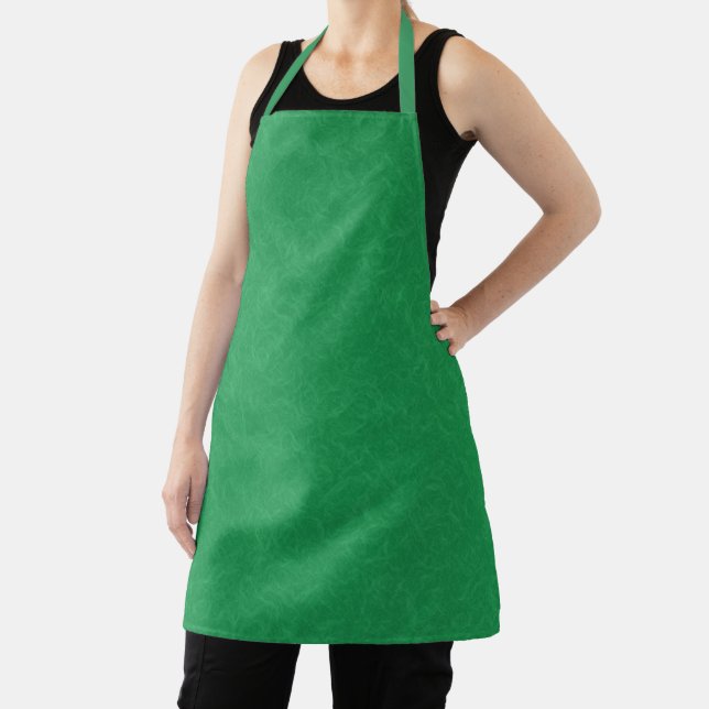 Tablier Surface verte texturée avec un motif tourbillonnan (Insitu)