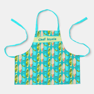 Tablier Surfer Motif Surfer Chef Bib Apron