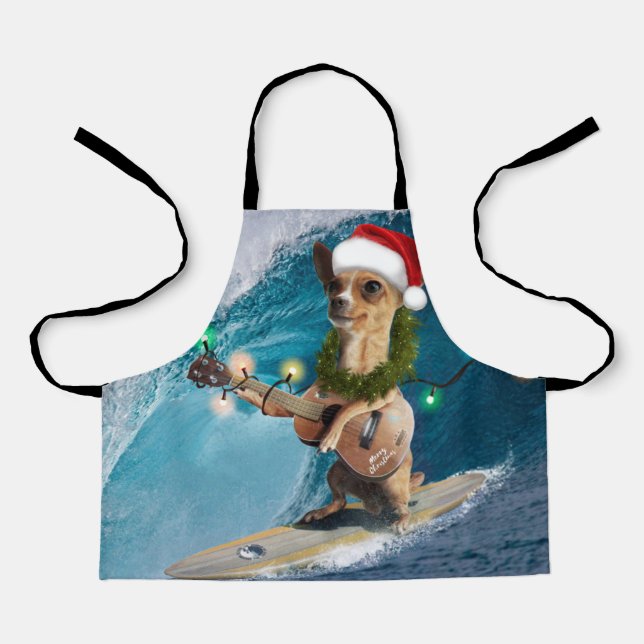 Tablier Surfing de Christmas (Recto)