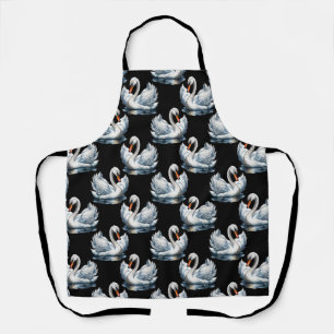Tablier Swan Birds Design Motif