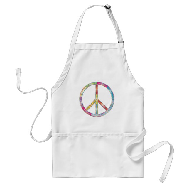 Tablier SYMBOLE DE PAIX Coloré (Devant)