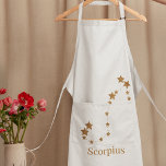 Tablier Symbole moderne Zodiaque Scorpie Or | Eau de l'élé<br><div class="desc">Symbole moderne Zodiaque Scorpie Or | Eau de l'élément</div>