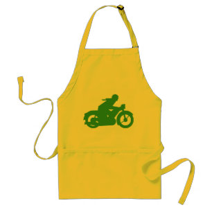 Tablier Symbole moto vert