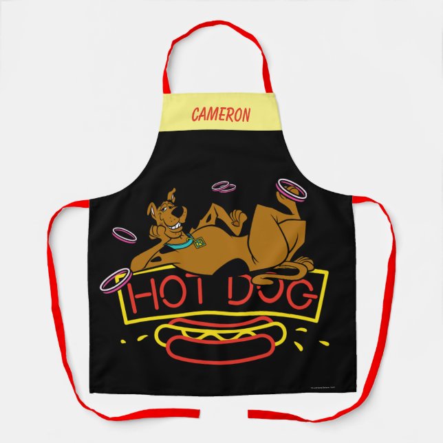 Tablier Symbole néo-chien de Scooby Doo Hot Dog (Recto)