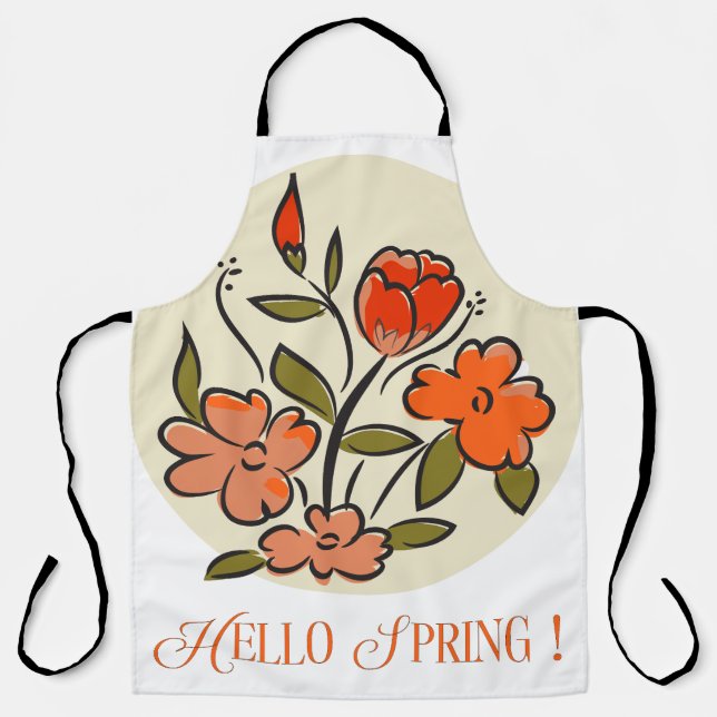Tablier Symbole printemps (Recto)