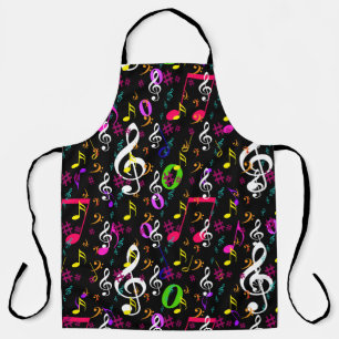 Tablier Symboles musicaux Design Motif