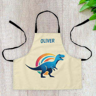 Tablier T-Rex Bleu Génial Personnalisé