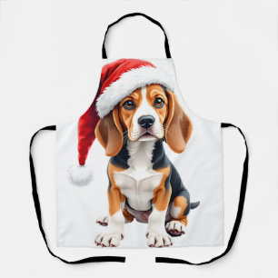 Tablier T-shirt Beagle à manches longues pour chien de Noë