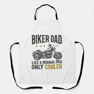Tablier T-shirt citation moto vintage Biker Papa_1