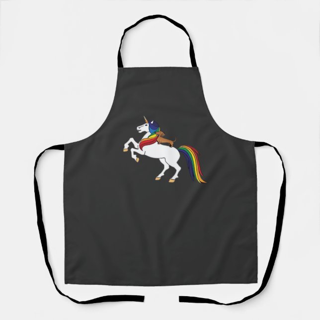 Tablier T-Shirt Classique Teckel (Recto)