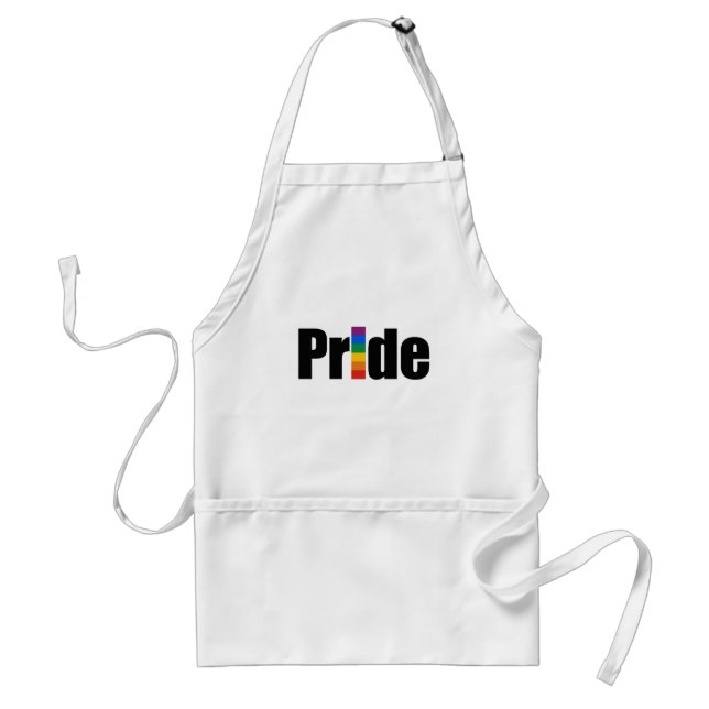 Tablier T-shirt de gay pride (Devant)