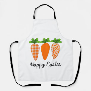Tablier T-shirt de Pâques mignon avec un lapin de Pâques h