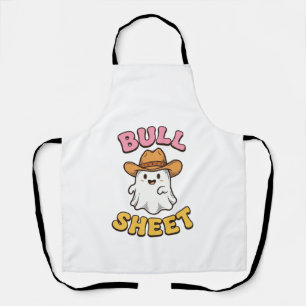 Tablier T-shirt drôle vintage cow-boy fantôme mignon Bull