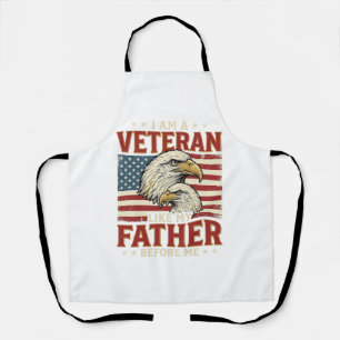Tablier T-shirt Eagle tel que mon père avant moi vétéran_1