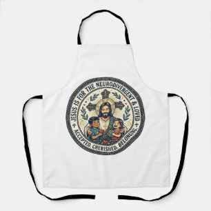 Tablier T-Shirt Encouragement Neurodivergent Jésus Inspira