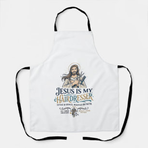 Tablier T-Shirt Inspiration pour Coiffeur Salon de Beauté 