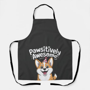 Tablier T-shirt pour chien d'anniversaire de Corgi absolum