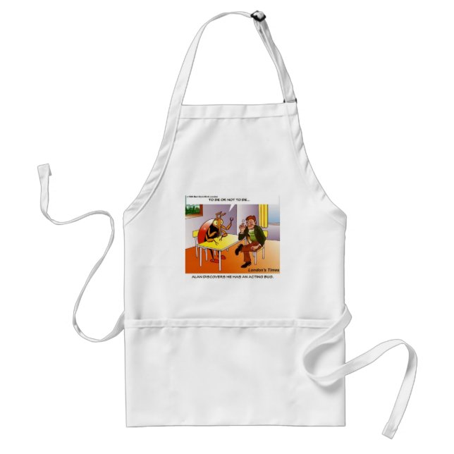 Tablier T-shirts de dessins animés drôles de bug en action (Devant)