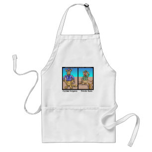 Tablier T-shirts drôles de cadeaux de dessin animé Kangour