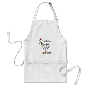 Tablier T-shirts et cadeaux à motif de poulet en bonhomme