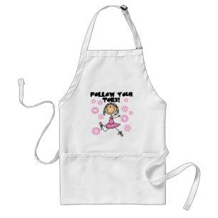 Tablier T-shirts et cadeaux de ballerine Suivez Vos Orteil
