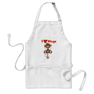 Tablier T-shirts et cadeaux de gymnaste amateur de anneaux