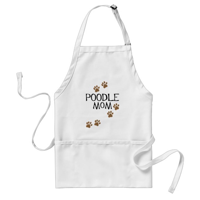 Tablier T-shirts et cadeaux de maman de caniche (Devant)