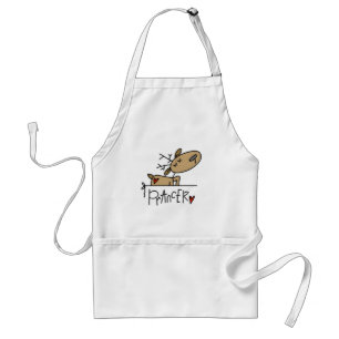 Tablier T-shirts et cadeaux de Noël de Prancer Reindeer