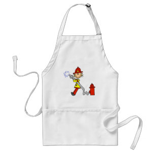 Tablier T-shirts et cadeaux de pompier avec tuyau