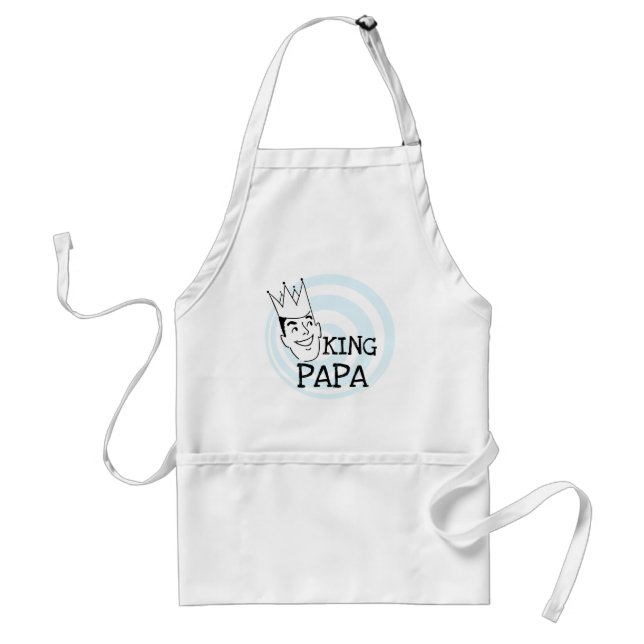 Tablier T-shirts et cadeaux King Papa (Devant)