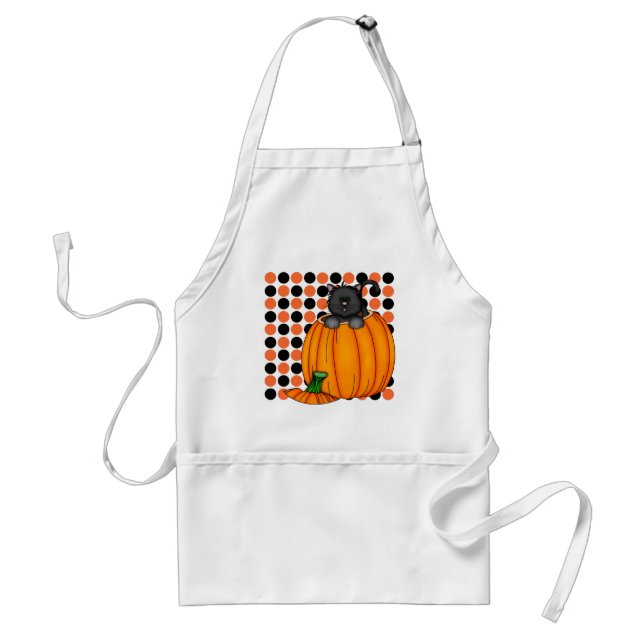 Tablier T-shirts et cadeaux pour chat Halloween (Devant)