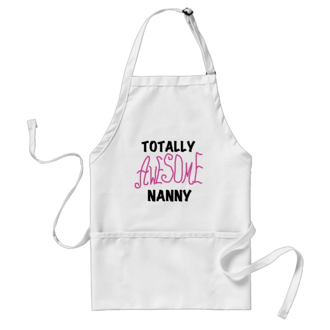 Tablier T-shirts et cadeaux rose Nanny absolument géniaux (Devant)