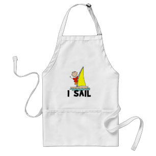Tablier T-shirts et cadeaux Stick Figure I Sail